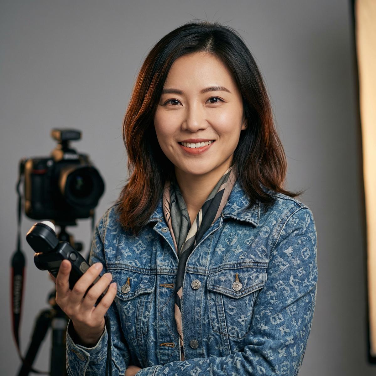 国产主播摄影总监林雨薇