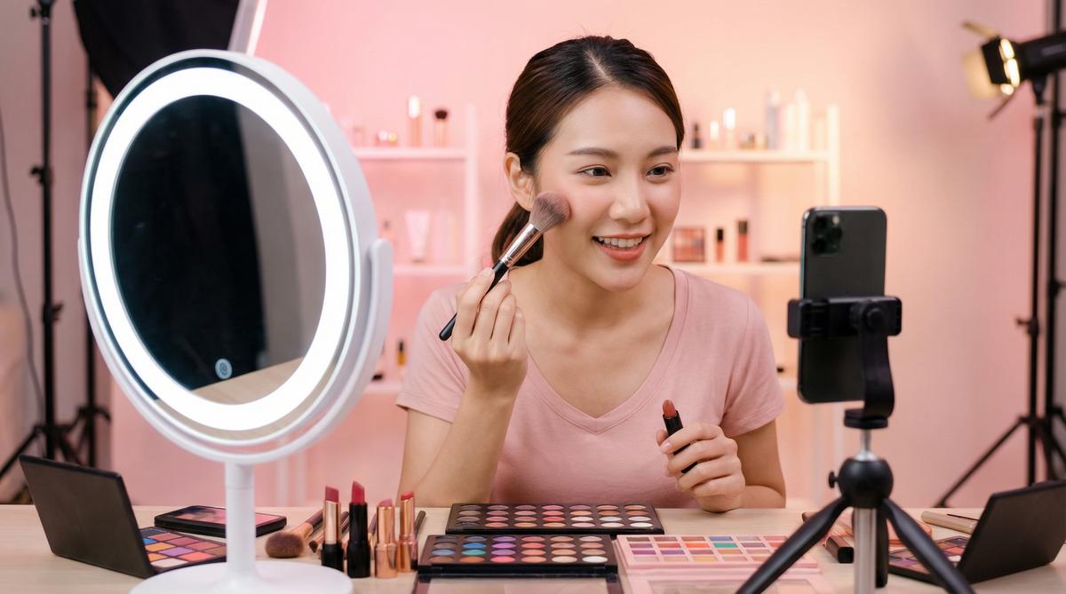 国产主播-美妆视频教程